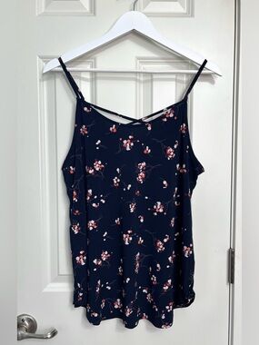 Kaileigh Felda Lattice Back Detail Knit Tank NWOT